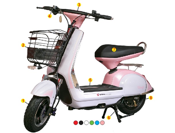 Xe máy điện Tenbike Candy